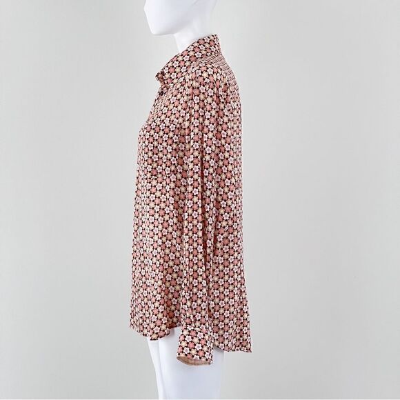 RARE Dolce&Gabbana Long Sleeved Vintage floral blouse 36/50 Italy - Picture 3 of 11